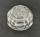 Antique Edwardian Webster Sterling Silver Top Cut Crystal Vanity Powder Jar