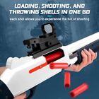 Shell Ejection Toy Rifle Lever Action Shotgun Toy Foam Blaster With 20 Darts
