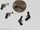 1pc Miniature Dollhouse Tiny Pistol Bullet Gun Beads Flat Backs Findings 7x13mm