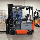 2020 Toyota 8fbcu30 6000lb Used Electric Forklift Triple Mast Sideshift 3482 Hrs