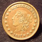 1837 Hard Times Token Not One Cent For Tribute Million For Defence  A2248