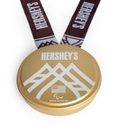 Hershey   s Team Usa Paralympics Chocolate Medal Tin In Hand Ready To Ship Usa