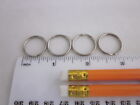 Lot 1000 Pc New 3 4  19mm Split Rings Key Rings Keyrings Full Circle 0 75  Usa