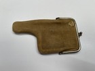 Rare Original Etienne Gaulois Palm Pistol Pouch Bag Chamois Leather Purse 