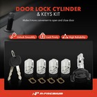 A-premium Door Lock Cylinder With Key Set Compatible Chevrolet Express   