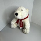 Coca Cola White Polar Teddy Bear Plush  12  Stuffed Animal Toy  Vintage 1993 