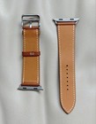 Apple Watch Herm  s 44mm Leather Band Brown Forv Used And Authentic