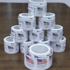 1 Rolls Of 100 2025 Free Shipping Forever Stamps Usps Flag - Total 100