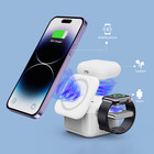3in1 Fast Charging Station Dock Wireless Charger For Apple Watch Airpods Iphone