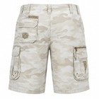 Billabong Mens Cargo Shorts Size 36 Gray Tan Camo Ripstop Cotton Skate Surf