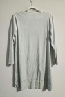 Soft Surroundings Women   s Long Sleeve Faux Suede Beaded Design Dress Petite Med