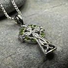 Celtic Cross Necklace Irish Scottish Welsh Religious Pendant W free Chain