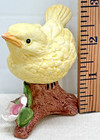 Yellow Bird Figurine Vtg Homco  8885 Porcelain Hand Painted Chick Figure Mcm