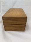 Handmade Desktop Card Address Recipe Organizer Card Catalog