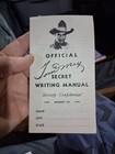 Vintage Tom Mix Secret Writing Manual And Code A Graph Secret Code Disc