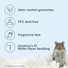 Small Animal Bedding White Soft Absorbent Pet Litter 49 2 L