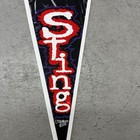 Vintage Sting Wcw Nwo Pennant 1997 90s New Nos Made In Usa Kevin Nash Ddp Rare