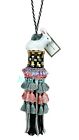 Mackenzie-childs Courtly Check Rabbit Tassel Brand New