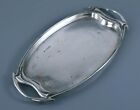 Antique Art Nouveau Sterling Silver Twin Handled Calling Card Tray Chester 1904