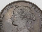 Vf 1864 1   One Cent Nova Scotia Canada    19