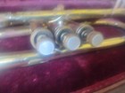Vtg 40s 50s   Stenciled Pan American Cornet Trumpet Elkhart Ind   York