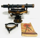 Antique Warren-knight Co   sterling  Brass Transit Level -  Model 40 - No  4099