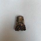 Vintage Mexico Sterling Silver Thimble With Filigree Design 