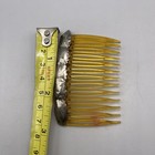 Vintage Hecho Mexico 925 Sterling Silver Hair Comb Barrette