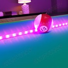 Bar Billiard Pool Table Bumper Led Rgb Color Changing Lights Remote Controlled