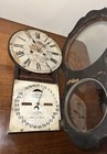 Rare Ithaca 30 Day Hanging Office No  4 Double Dial Calendar Wall Clock