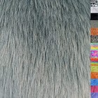 3 Sheets Artificial Shaggy Faux Fur Fabric   9  X 12   camera 9  X 12  Grey