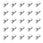 25pcs Trailer Wire Clips stainless Steel Trailer Frame Wire Clamp 