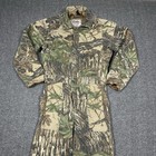 Vtg Walls Blizzard Pruf Insulated Coveralls Camo Realtree Youth 14 Usa Made