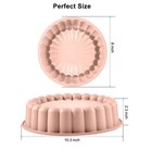 10 Inch Silicone Cake With 8 Inch Pan Set  2 Pack  - Nonstick Baking Mold For   
