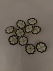 Lot Of Ten 22mm Designer Cc Vintage Button Gold Tone Chanel 10 Buttons