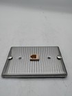 Leviton C0256-ss Stainless Steel Telephone Wallplate With 1 Modular 6p4c Jack