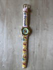Vintage New Disney Winnie The Pooh Watch Bmi Pink Leather Glow In The Dark