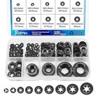 Ruipaba 265 Pcs Internal Tooth Starlock Washers 9 Size Push On 265pcs 9 Sizes