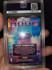 2023-24 Panini Premium Stock - Hoopla Victor Wembanyama Silver Prizm  rc  Psa 9