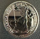 2013 Britannia 1 Oz 999 Fine Silver Coin - Snake Privy Edge - Queen Elizabeth 2