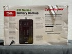 New Cyberpower Ec750gtaa Ecologic Battery Backup   Surge Protector Ups System