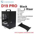 2025 New Black Micro-atx Mini Tower Pc Case With Carrying Handle And Riser Cable