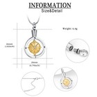 Urn Necklace For Ashes Ash Urn Necklace Compass Cremation Urn Necklace Keepsake