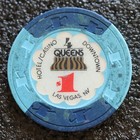Vintage 4 Queens Hotel   Casino  1 Poker Chip Downtown Las Vegas  Nevada