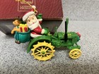 Enesco Treasury Masterpiece Edition John Deere Model Tractor Ornament Santa 1997