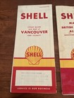 Lot Vintage Maps Canada Vancouver  British Columbia  Alberta 1950 s