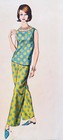 Vogue Couturier Design 1348 Pucci Sleeveless Blouse In 2 Lengths  Wide Leg Pants