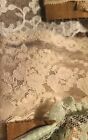Antique Vintage Lace Trim Lot Tambour Valenciennes Edging Battant Scallop Ribbon