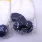 Vintage Ladies Pom Pom Sock 9-11 Leg Loves Navy Black 2 Pairs