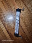 Vintage Illinois Oil Products Thermometer Rock Island Advertisement Hanging